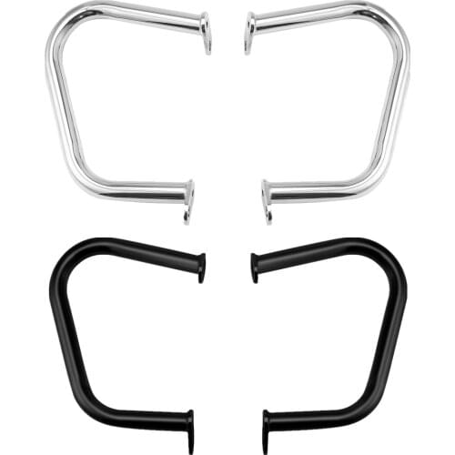 Motorcycle Chrome/Black Engine Guard Crash Bar For Triumph Bonneville Bobber 2017-2020 2018 19