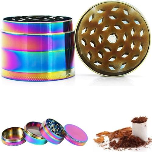 40*33mm Herb Tobacco Grinder Manual Hand Grinder 4-layer Tobacco Spice Miller Crusher Muller Machine Smoking Accessories