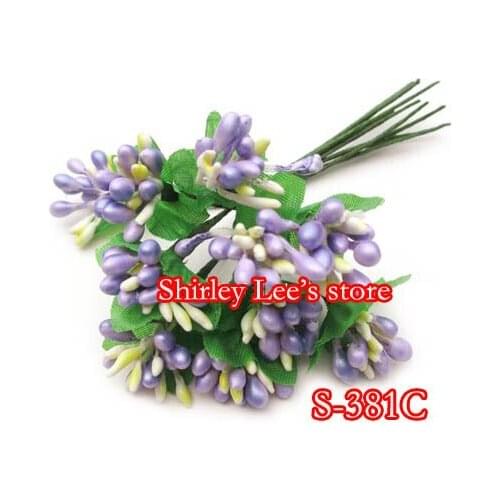 720 pcs=72 BUNCHES X decorative flowers--Pretty Berry Spray w/wired stem ,Favour box decoration