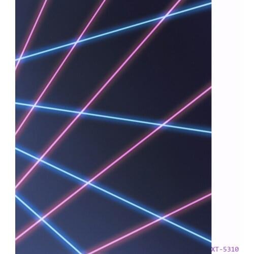 Portrait Backdrops Art & Wall Decor With Laser Lights Beams On Black Blue Background For 80s Photography Photoshoots Photo Booth