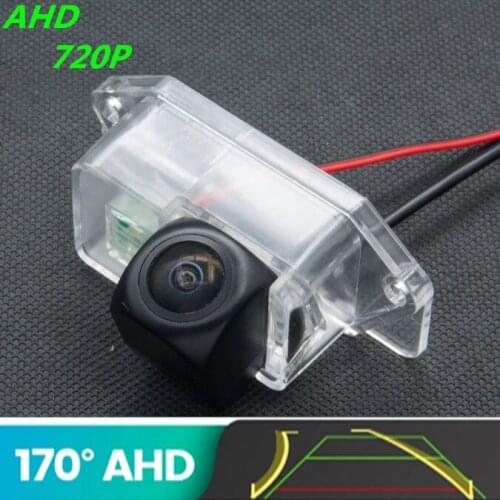 AHD 720P Trajectory Fisheye Car Rear View Camera For Mitsubishi Lancer 2002 -2012 Lancer 8 9 10 EX EVO Reverse Vehicle Camera