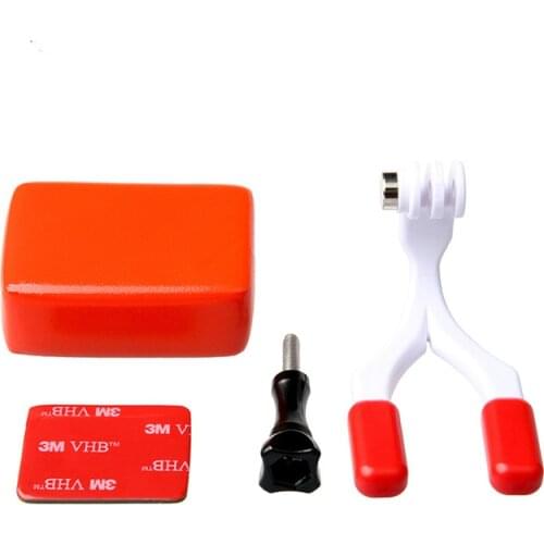 Action Camera Surf Mouth Mount for GoPro Hero 9 8 7 5 6 4 Black Silver Session Xiaomi 4K SJCAM SJ7 H9 Go Pro Surfing Accessory