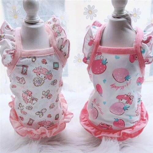Cute Dog Dress Skirt Small Dog Clothes Pets Clothing Cat Puppy Outfit Yorkshire Pomeranian Poodle Bichon Schnauzer Pet Costume