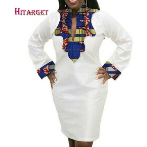 2019 Autumn african clothes Ladies Short Sexy dashiki Dresses for Women Traditional Print Mini Women Dress african dress wy2099