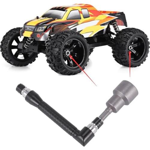 Durable Steel 17mm RC Car Wheel HEX Nut Wrench Multifunctional Disassembly Spanner Tool for RC 1/7 1/8 Monster Truck Tire