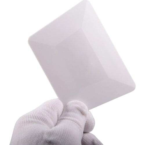 EHDIS Vinyl Wrapping Squeegee White Plastic Card Scraper Car Tinting Tool Vinyl Film Wrap Tools Glass Window Tint Cleaning Tools