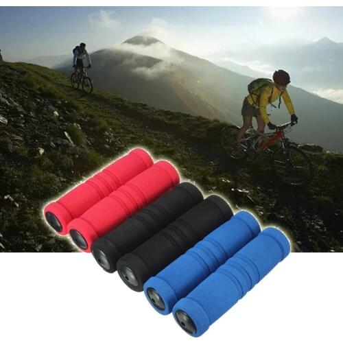 1Pair Bicycle Motorcycle Soft Foam Sponge BMX MTB Mountain Bike Bar Handle 33mm Cycle Handlebar Bicycle Grips Y5U2