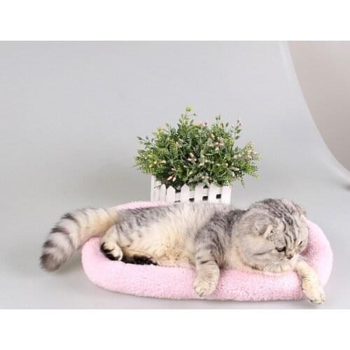 1pc High Quality Square Shape Warm Soft Plush Small Dog Puppy Rabbit Cat House Sleeping Bag Kennel Mat Cat Bed Scratch Resistant