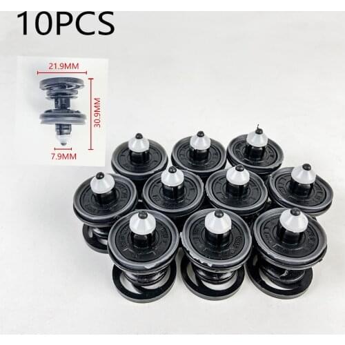 10Pcs Door trim panel buckle For VW Golf Tiguan Jetta Audi A4 A6 Q5 Q3 Skoda Seat