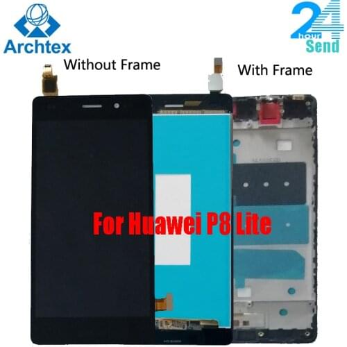 5.0 inch For Huawei P8 Lite LCD Touch Screen with Frame Replacement For Huawei P8 Lite ALE-L21