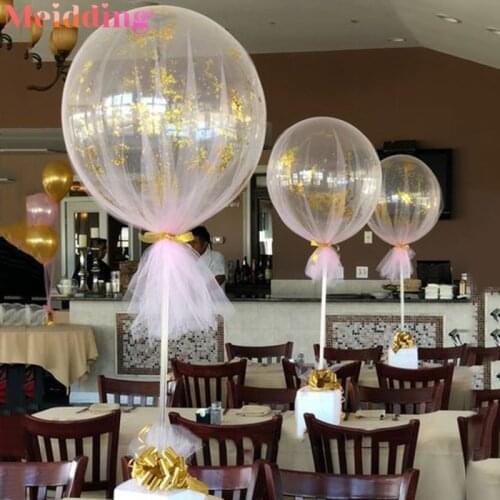 5set 35cm Wedding Table Balloon Stand Base Column Decoration Birthday Party Baloon Sticks Kids Adult Birthday Ballon Holders