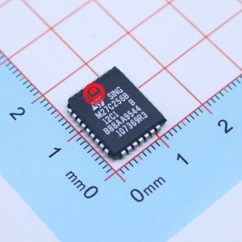 5PCS/LOT M27C256B-12C1LTR M27C256B PLCC-32 Original Free Shipping