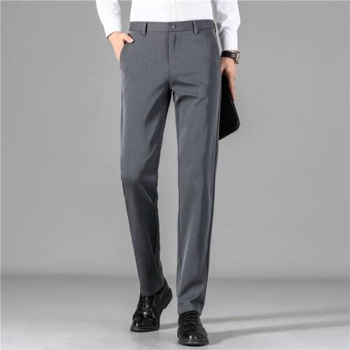 Casual Trousers Thin Mens Business High End Pants Stretch The Office A Formal Occasions The New Listing Fashion Trend
