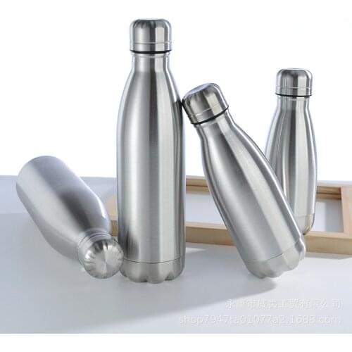 500/1000ml Stainless Steel Water Bottle tea bottle Portable BPA free Drinking Gym Sports Cycling Drinkware Kids School Gifts