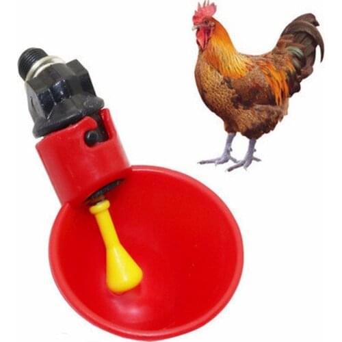 1PCS 2021 Chicken Quail Hanging Water Cups Nipple Drinking Bowl Birds Water Bowl Drinker Cups for Backyard Automatic Poultry