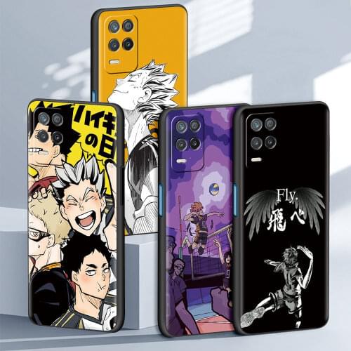 Cute Anime Oya Haikyuu Case For Realme 8 C21 6 7 C3 XT 5 7i X50 Pro 5G C15 C11 2021 C21Y GT Master Exploere C20A Phone Cover