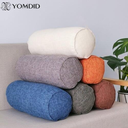 Long Pillow Inner Round Body Cushion Pad Rectangular Sleep Nap Pillow Imitation Cotton Linen Cushion Home Bedroom Accessories