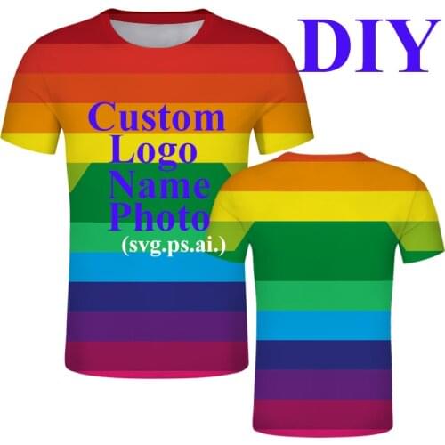 Custom men T Shirt Logo print DIY name number family Tshirt Celebrate Children birthday sport clothing Festival prade tee Jersey