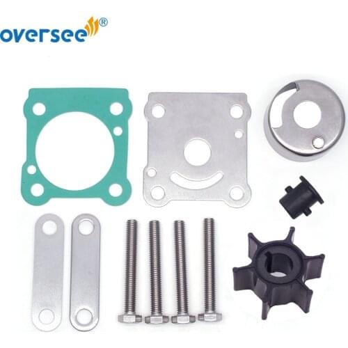 6N0-W0078 Water Pump Impeller Kit For Yamaha Outboard Motor 2T 6HP 8HP 18-3460 6G1-W0078-A1 6N0-W0078-00