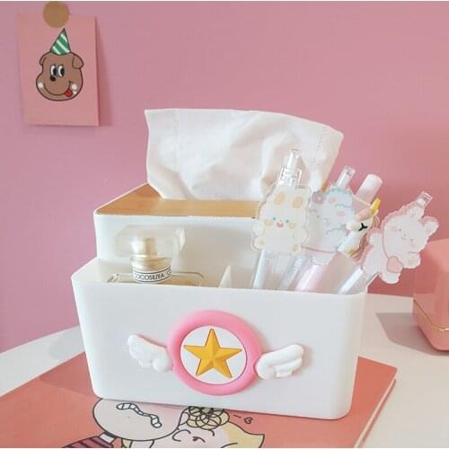 Nordic Paper Storage Box Multifunctional Tissue Box Bathroom Coffee Table Desktop Cute Drawer Storage Boxes органайзер
