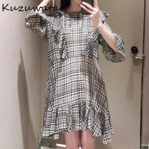 Расклешенные летние платья Kuzuwata China At AliExpress