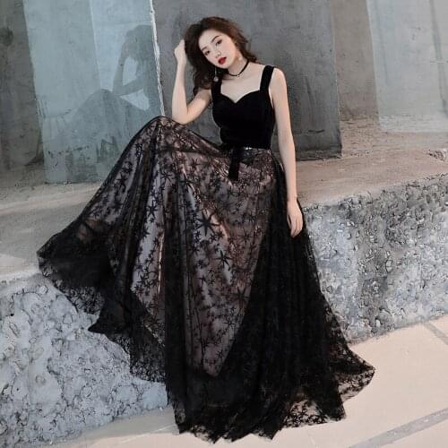 Fashion Luxury Embroidery Sling Evening Dress Banquet Elegant Prom Formal Gown Vestidos De Fiesta De Noche Cheongsam