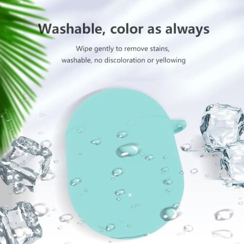 Solid Color Protective Case For Google Pixel Buds 2 Soft Silicone Cover For Google Pixel Buds 2 Earbuds Earphones Charging Box