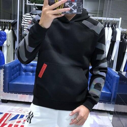 Autumn 2020 new Japanese loose casual hooded large pocket sweater for men