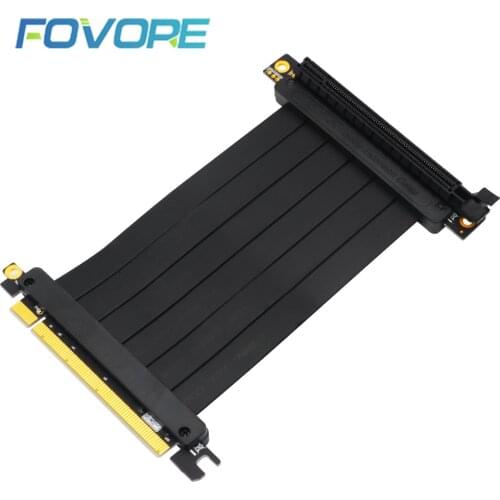 PCI express riser Extension Cable PCIe riser Adapter Card PCIe to PCI e 16x Extender Flexible PC Cable for Graphics Card