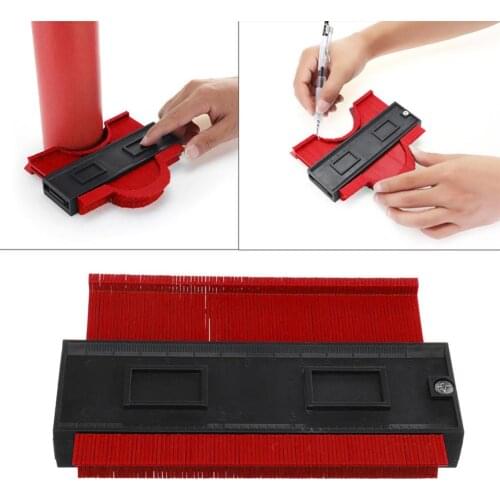 Plastic Profile Copy Gauges 5 Inch Shape Contour Gauge Duplicator Woodworking Tool Standard Pipe Tiling Laminate Measuring Tools