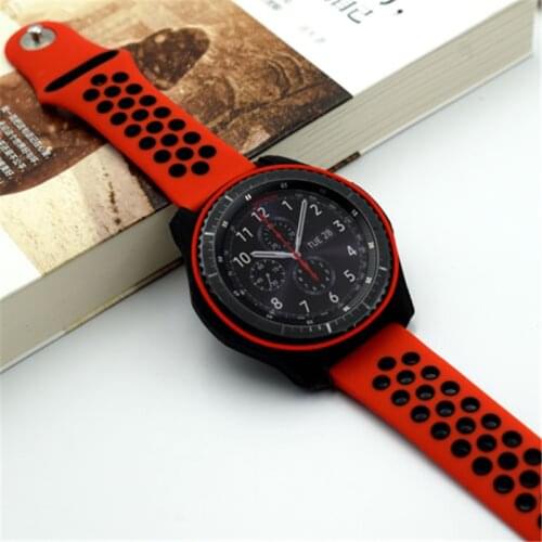 22mm Watch Band For Samsung Gear S3 Wrist Bracelet With Soft Silicone Case Cover Casing For Samsung Gear S3 Smart Watch Strap