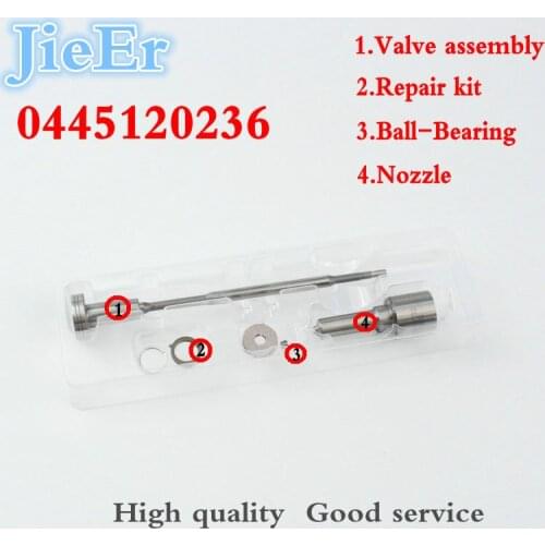 Overhaul kits Repair kit spare part F00RJ01941 DLLA118P2203 F00VC21002 F00VC99002 for Common rail injector 0445120236