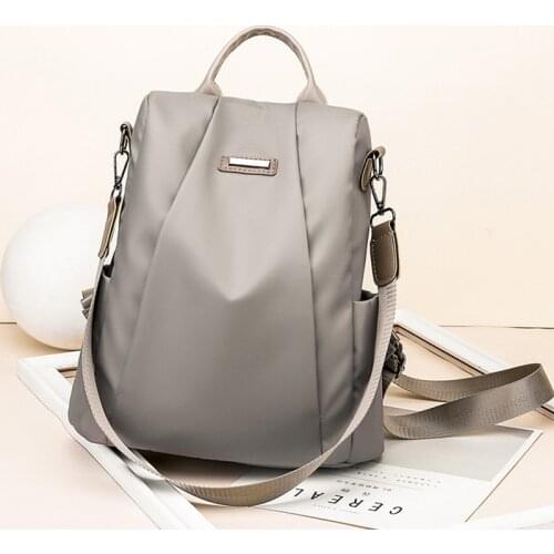Casual Travel Backpack For Women Nylon Waterproof Backpack Anti-theft School Bag Oxford Cloth Business Knapsack mochila