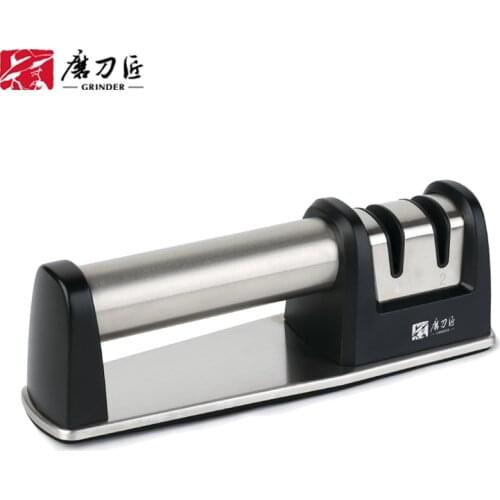 GRINDER Multifunctionaly Two stages Kitchen Knife Sharpener With Serrated Blade Eco-friendly Good for Damascus Knife TG1007 h3