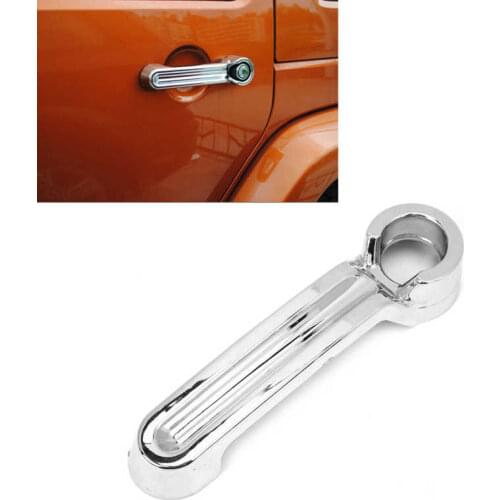 Exterior Tail Door Handle Trim Cover Deocration Replacement for Jeep Wrangler JK 2007-2017 Car accessories