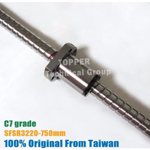 Taiwan TBI 3220 ballscrew 750mm with SFS3220 type ball but 20mm lead for CNC kit