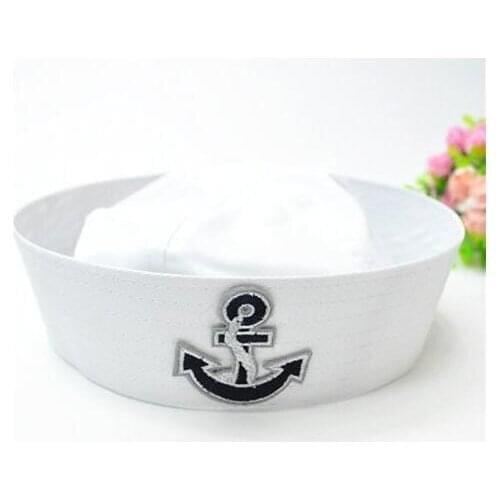 Military Hats Unisex Seaman Big Arrow Navy Cap Captain Sailor Hat Cap Performance Sailor Navy Hat Cap with Anchor 2019