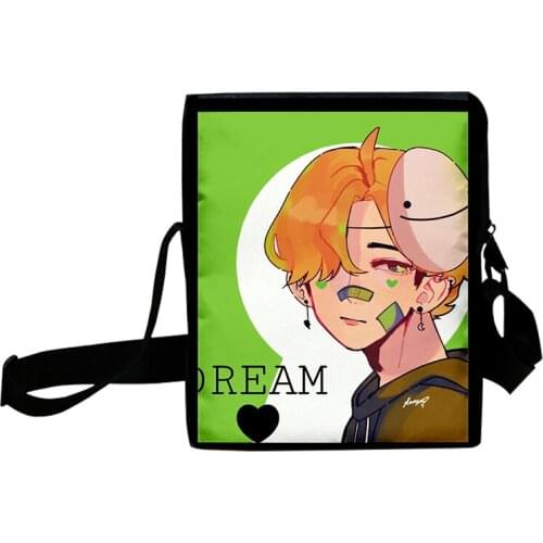 Dreamwastaken Merch Funny Casual Mini Crossbody Bag Mens Shoulder Bag Men Diagonal Small Backpack Light Messenger Phone Bag