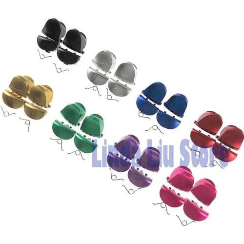 ChengChengDianWan 5pairs Metal Aluminum L1 R1 L2 R2 Buttons with spring For PS4 old version JDS001 010 accessory