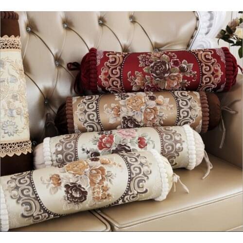 Decorative Back Cushion Covers Luxury Classic Euorpe Style Home Sofa Cushion Cover Cases Car Head Pillow Cover Home Textile
