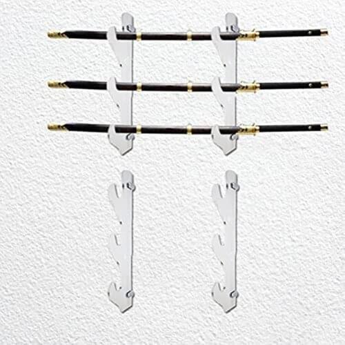 Storage Holder 3 Layer Samurai Sword Stand Wall Mount High Stability Lightweight Sword Holder Display Stand Home Decoration