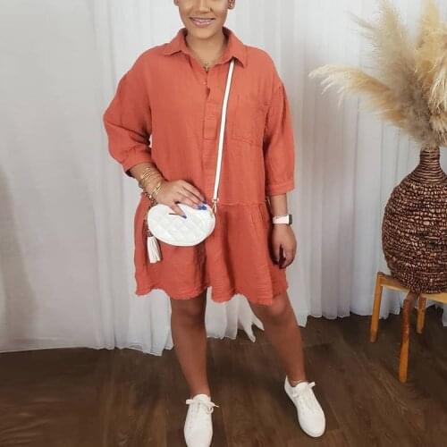 Модные платья-рубашки HKML China At AliExpress