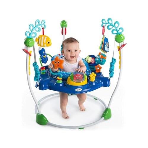 Multifunctional Electric Baby Jumping Walker Cradle Rainforest Baby Swing Body-building Rocking Chair Lucky Child Swing 3 M~2 Y
