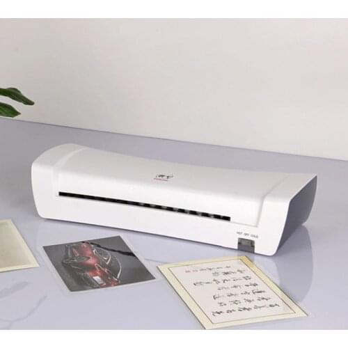 Professional Thermal Office Hot Cold Laminator Machine for A4 Document Photo Plastic Film Laminating