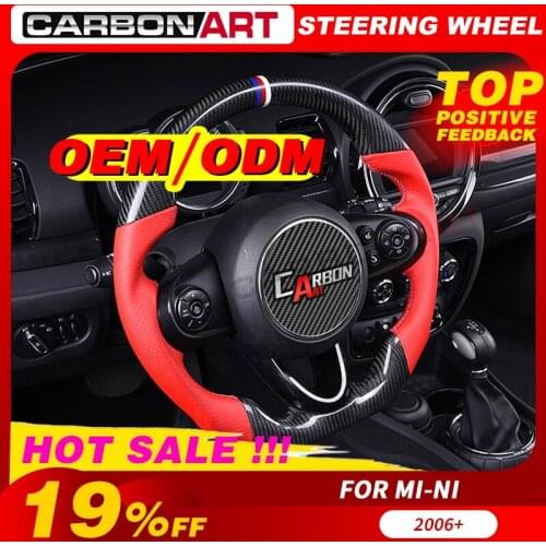 Steering wheel for bm-w mi-ni coo-per R55 R56 R57 R58 R59 R60 R61 F54 F55 F56 F57 F60 car interior styling