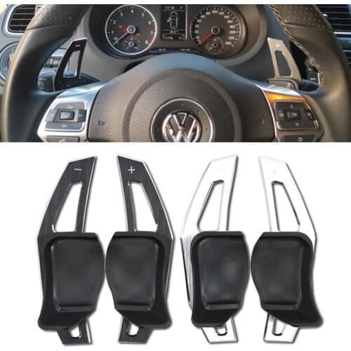 Car Steering Wheel Shift Paddles Extension For Volkswagen Golf 6 Golf7 GTI GTE Jetta MK6 R20 R36 Passat Scirocco Polo Golf5/R32