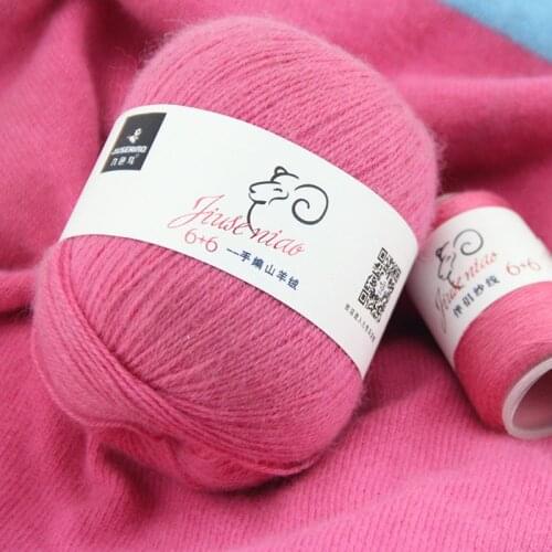 Best Quality 100% Mongolian Cashmere Hand-knitted Cashmere Yarn Wool Cashmere Knitting Yarn Ball Scarf Wool Yarny Baby 50 grams