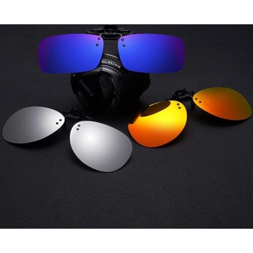 Ultra-light Car Driver Gogglesanti-ultraviolet polarizing clip driver anti-glare Sunglasses clip myopia Sunglasses resin clip