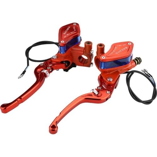 22mmUniversal Motorcycle CNC Roller Adjustment Hydraulic Brake Pump Orange Roller Adjustment Stepless Internal Adjustment Handle