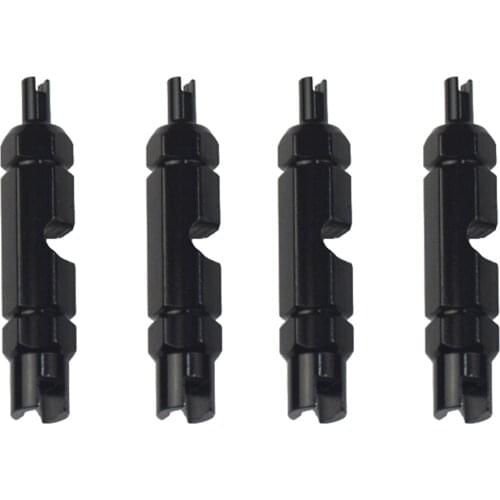 4pc Bicycle Schrader Valve Core Removal Tool Bike Presta Extender 5mm Wrench NEW